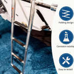 Échelle Télescopique en Acier Inoxydable Marinexplore